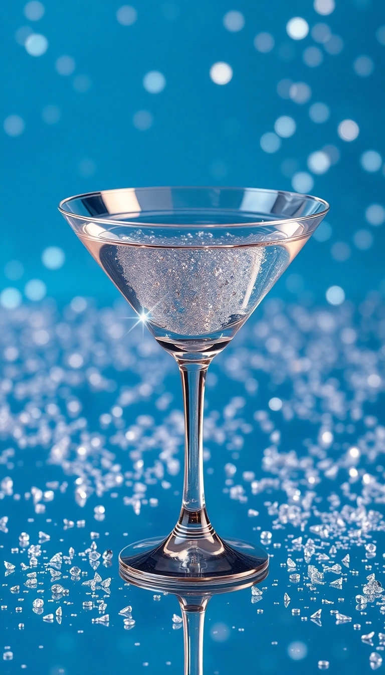 iPhone Dynamic Glamorous Cocktail Glass Appealing Background